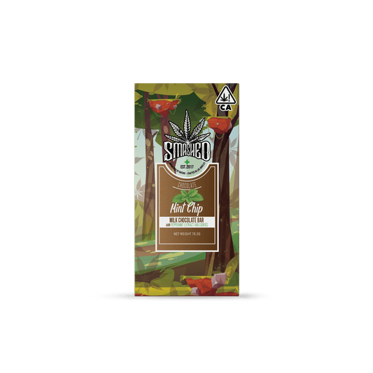 Smashed 5000mg Mint Chip Chocolate Bar