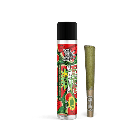 Smashed Mini Doobie Liquid Diamond Watermelon Whirl Preroll (Indica)