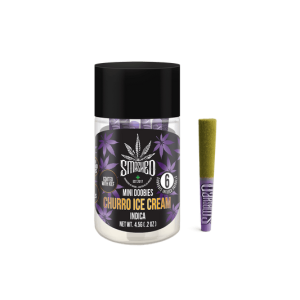 Smashed Mini Doobies Liquid Diamond Churro Ice cream (Indica) 6 Pack