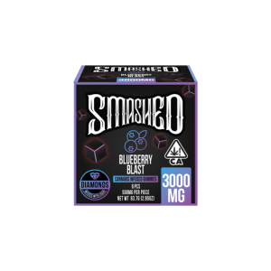 Smashed 3000mg Blueberry Blast Liquid Diamond Gummies