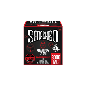 Smashed 3000mg Strawberry Splash Liquid Diamond Gummies