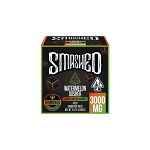 Smashed 3000mg Watermelon Gusher Liquid Diamond Gummies