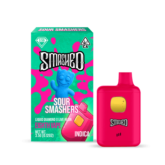 Smashed 3.5g Sour Smashers LD x LR Disposable (Indica)