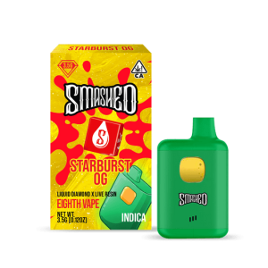 Smashed 3.5g Starburst OG LD x LR Disposable (Indica)