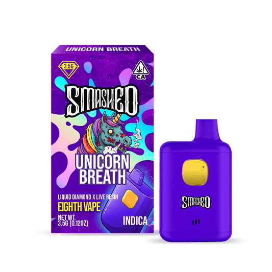 Smashed 3.5g Unicorn Breath LD x LR Disposable (Indica)