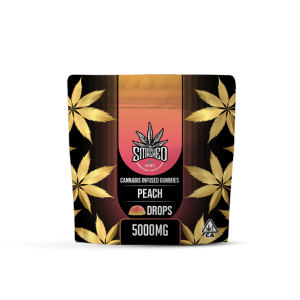 Smashed 5000mg Peach Drops