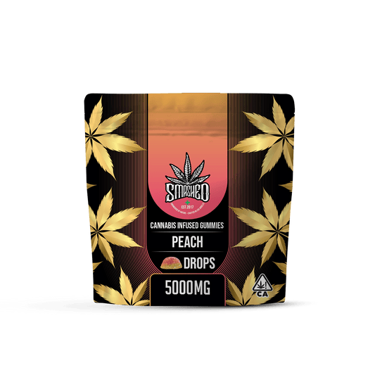 Smashed 5000mg Peach Drops