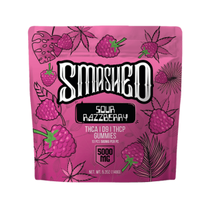Smashed 5000mg THCA Sour Razzberry