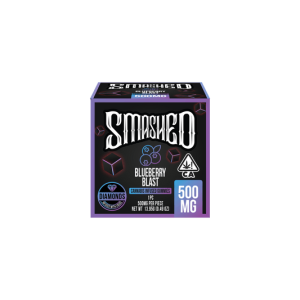 Smashed 500mg Blueberry Blast Liquid Diamond Gummies