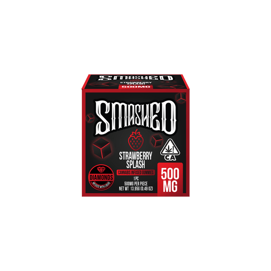 Smashed 500mg Strawberry Splash Liquid Diamond Gummies