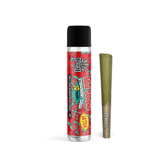 Smashed Mini Doobie Liquid Diamond Strawberry Cough Preroll (Sativa)